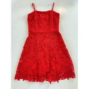 Soprano Orange Lace Dress